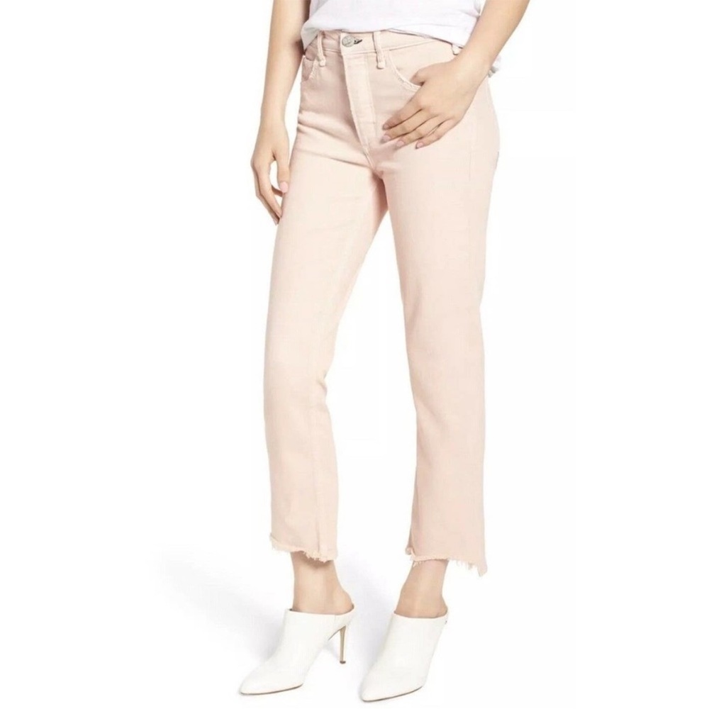 McGuire Denim Valletta Straight Pink Pale Peach Jeans Size 28